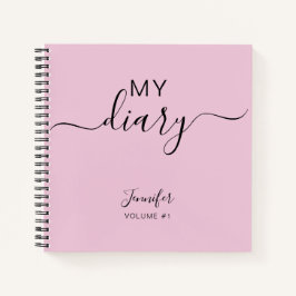 Girl Pink Personalisiert Tagebuch Journal - Ihr Na
