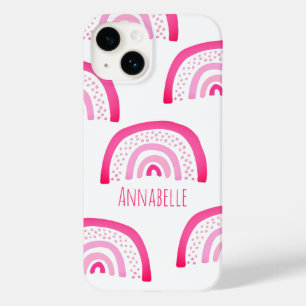 Girl Pink Rainbow Vorname Case-Mate iPhone 14 Hülle