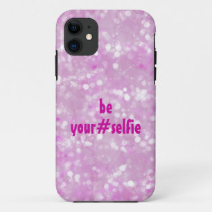 Girl Pink Sei du selbst Selfie Hashtag Zitat Case-Mate iPhone Hülle
