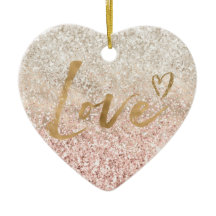 Girl Pink White Gold Glitz Glitzer Liebe