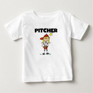 Girl Pitcher Baby T-shirt