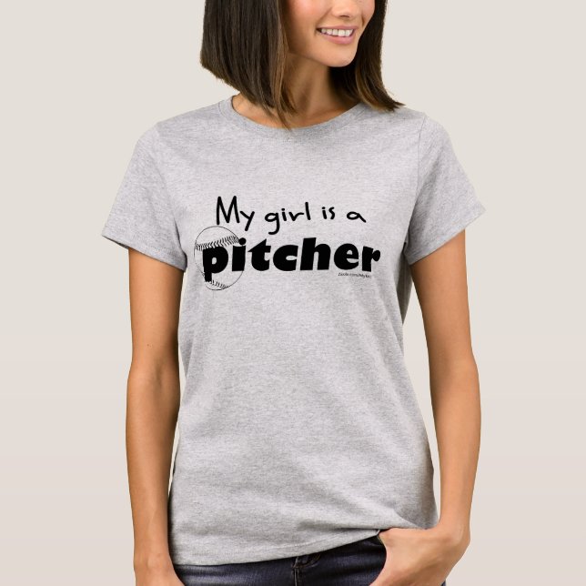 Girl Pitcher T-Shirt (Vorderseite)