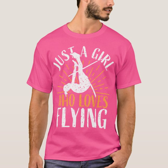 Girl Pole Vault - Woman Pole Vaulting T-Shirt (Vorderseite)