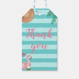 Girl Pool Geburtstagsparty Geschenkanhänger