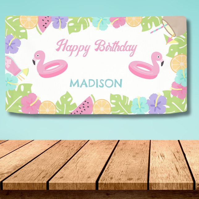 Girl Pool Party Banner (Von Creator hochgeladen)