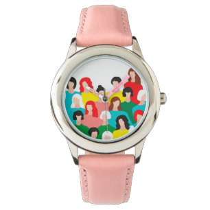 Girl-Power Armbanduhr