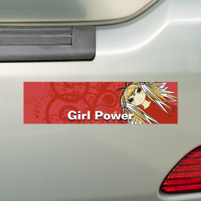 Girl Power Autoaufkleber (Auf Auto)