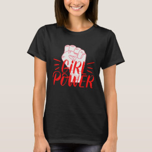 Girl Power Black History Emanzipation Feminist Tau T-Shirt