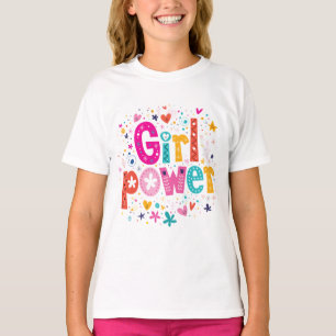 Girl Power Blume T-Shirt