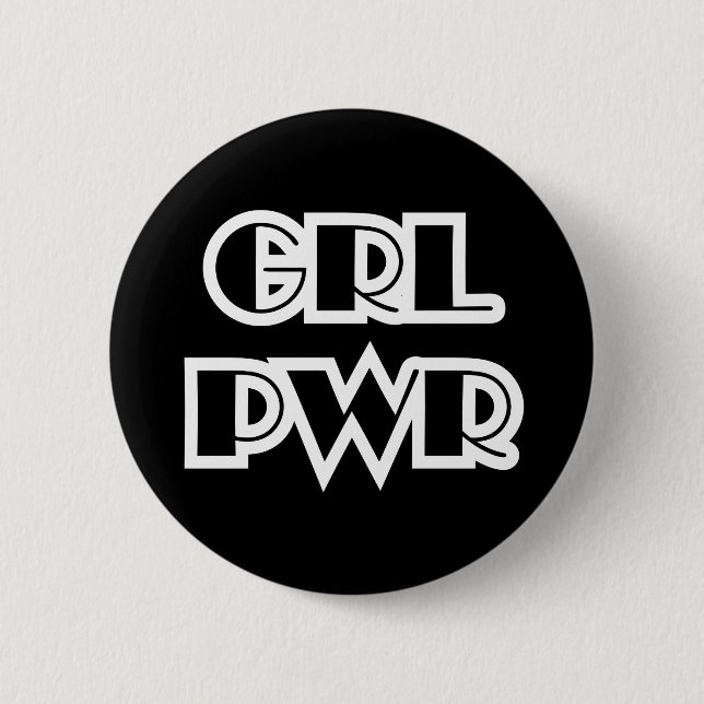 Girl-Power Button (Vorderseite)