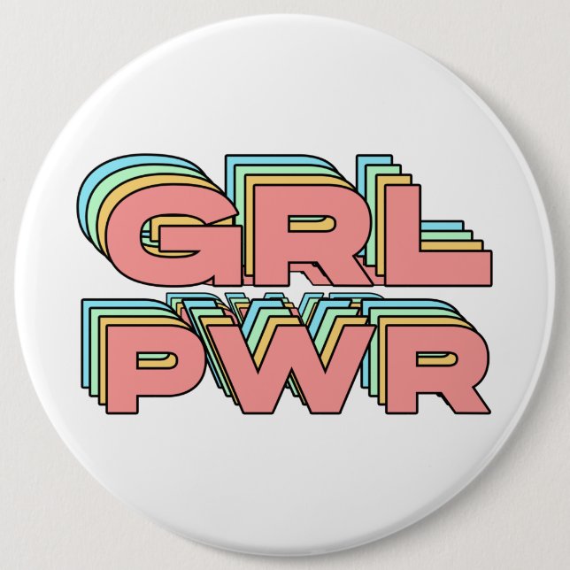 GIRL POWER BUTTON (Vorderseite)