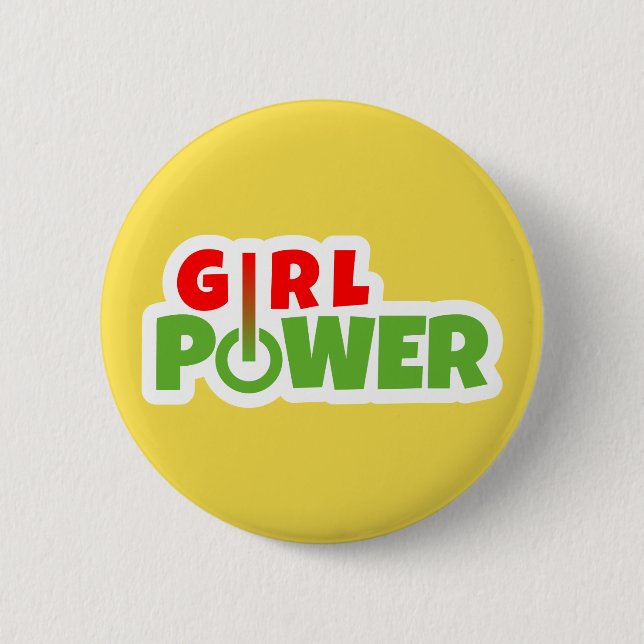 Girl-Power Button (Vorderseite)