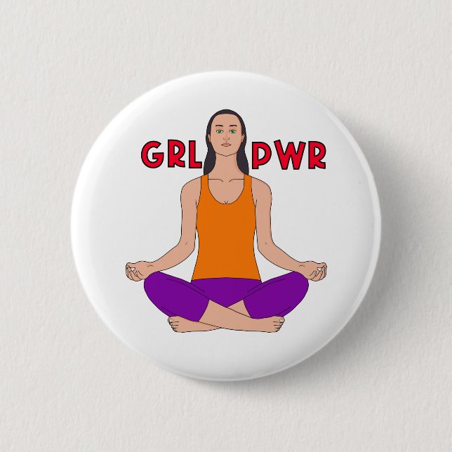 Girl-Power Button (Vorderseite)
