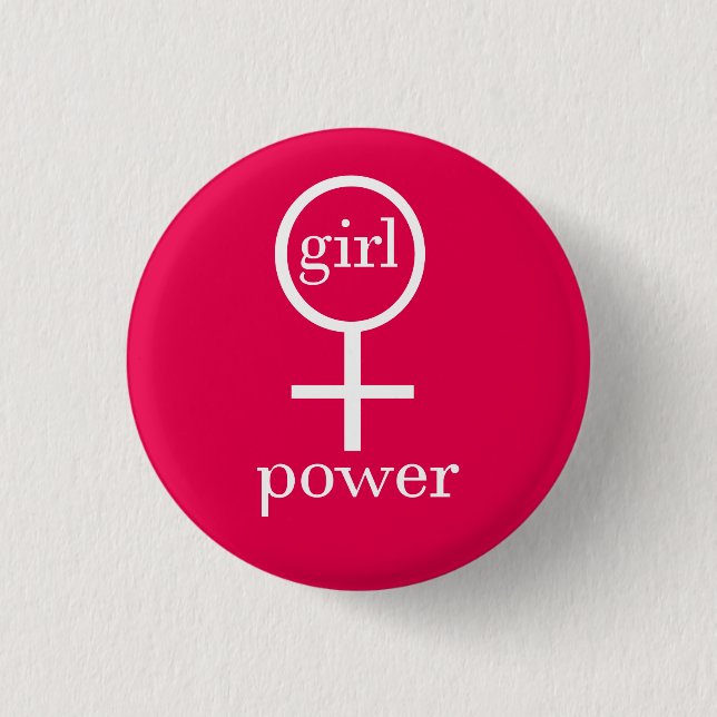 Girl-Power Button (Vorderseite)