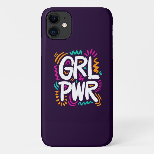 Girl-Power Case-Mate iPhone Hülle (Rückseite)