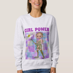 GIRL POWER ELF GIRL T - SHIRT