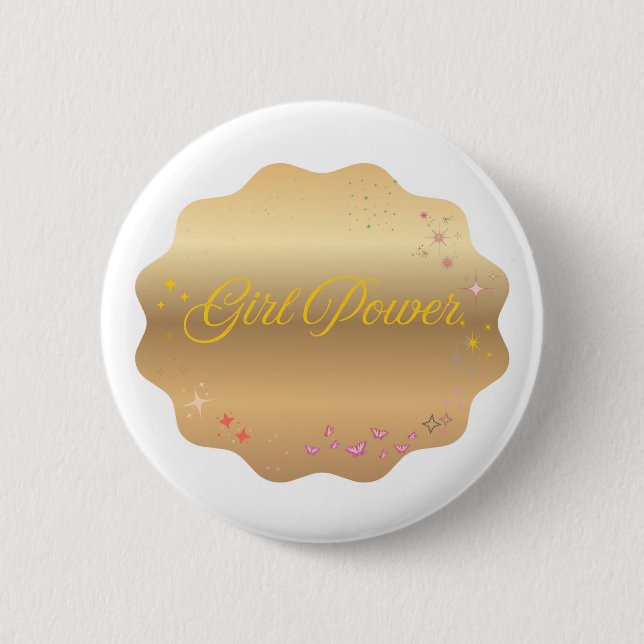 Girl-Power-Form Button (Vorderseite)