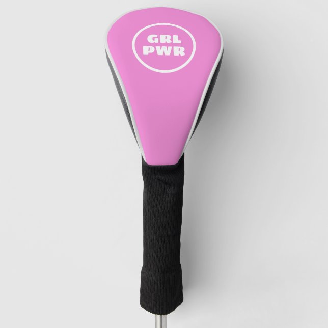 Girl-Power - Golf Headcover (Vorderseite)