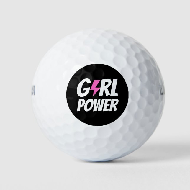 Girl Power Golfball (Vorderseite)