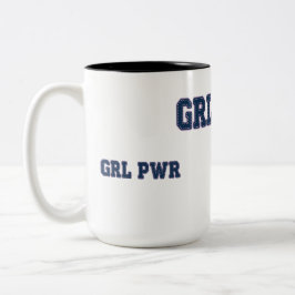 Girl Power - GRL PWR Zweifarbige Tasse