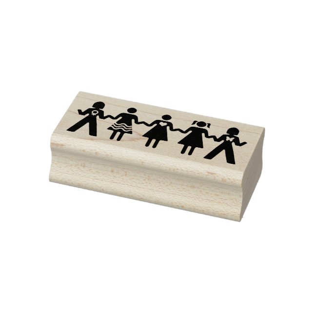Girl-Power Gummistempel (Stempel)