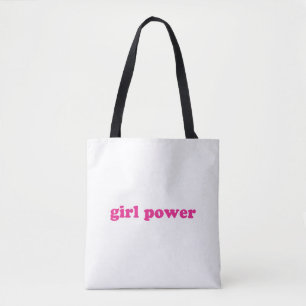 Girl-Power in heißen rosa, moderne Typografie femi