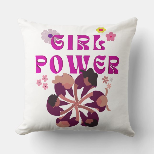 Girl-Power Kissen (Vorderseite)