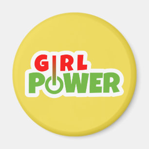 Girl-Power Magnet