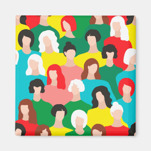 Girl-Power Magnet