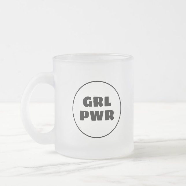 Girl-Power Mattglastasse (Links)