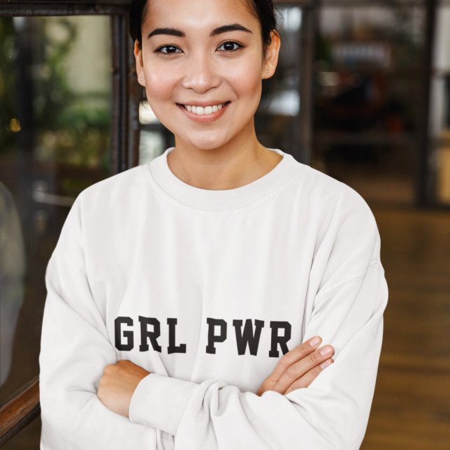 Girl-Power | Modern Feminist Bold GRL PWR Sweatshirt (Von Creator hochgeladen)
