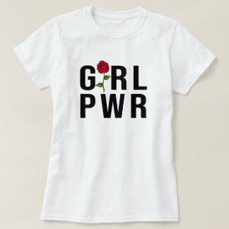 Girl Power Moderner Feminist Bold GRL PWR T-Shirt