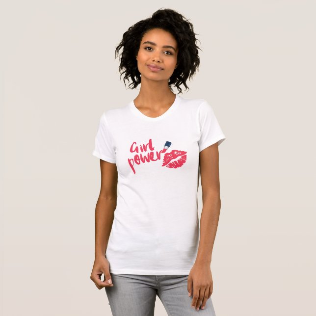 Girl-Power Monat T-Shirt (Vorne ganz)
