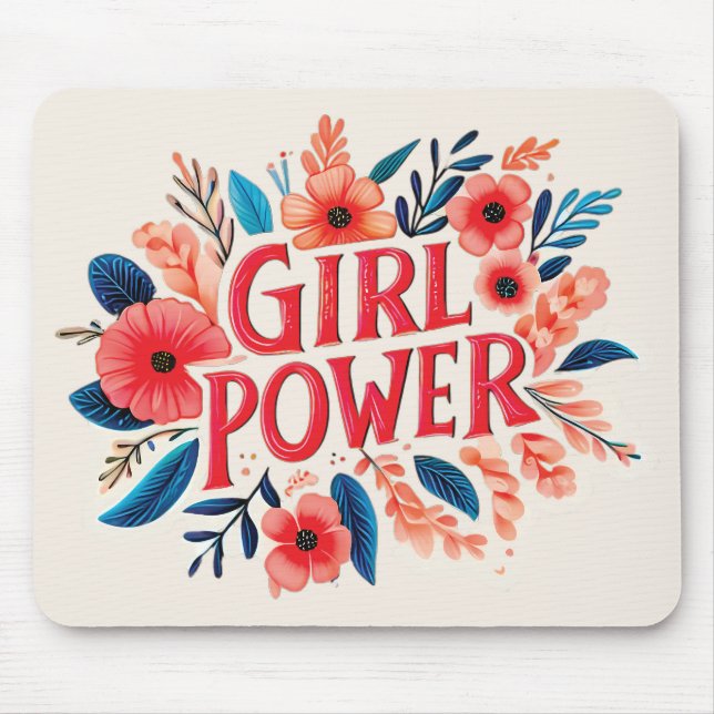 Girl-Power Mousepad (Vorne)