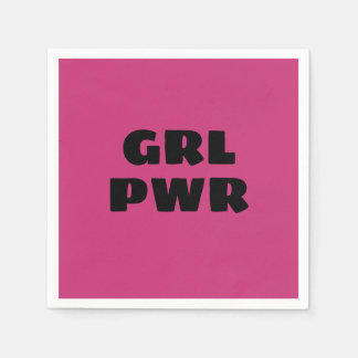 Girl Power Napkins Serviette