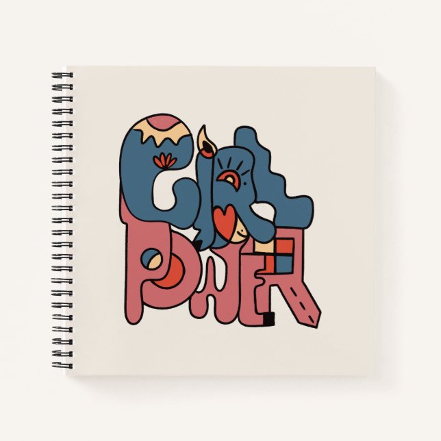 Girl-Power Notizbuch (Vorderseite)