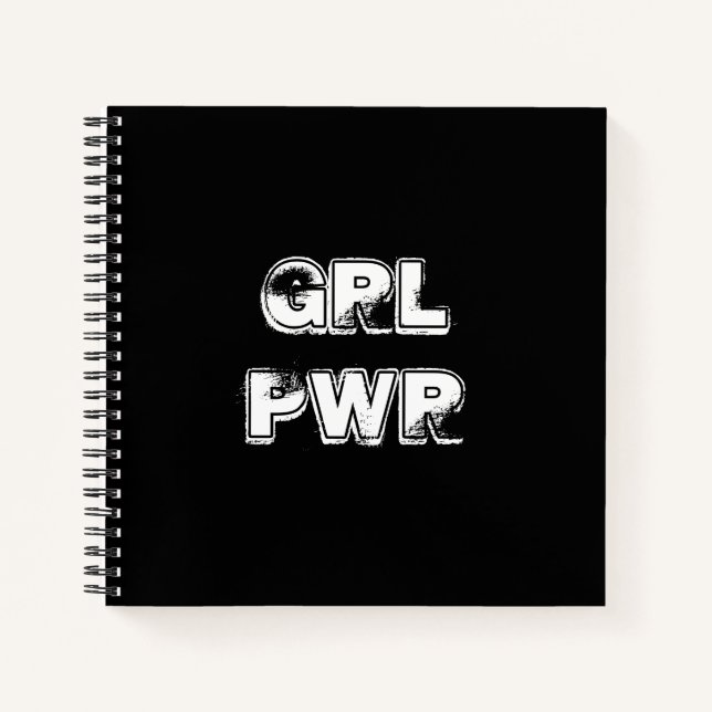 Girl-Power - Notizbuch (Vorderseite)