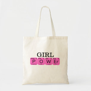 Girl-Power Periodic Tablettenelement Tragetasche