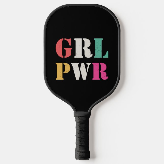 Girl-Power Pickleball Schläger (Vorderseite)
