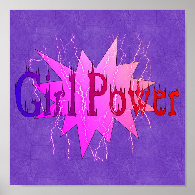 Girl-Power Poster (Vorne)