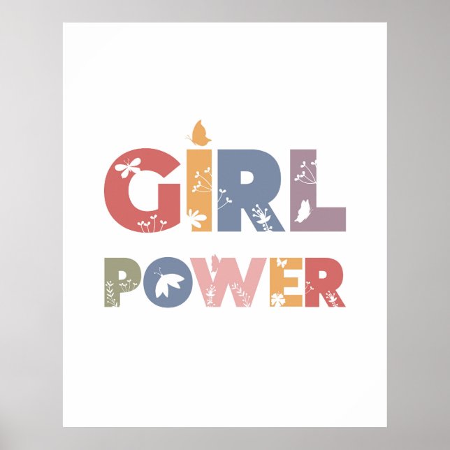 Girl-Power Poster (Vorne)