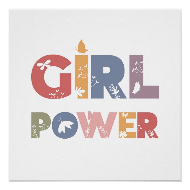 Girl-Power Poster (Vorderseite)