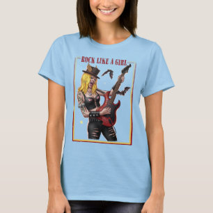 Girl Power Rock – Rock wie ein Mädchen  T-Shirt