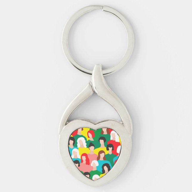 Girl-Power Schlüsselanhänger (Vorderseite)