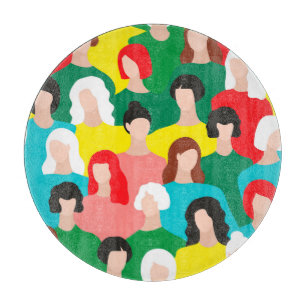 Girl-Power Schneidebrett