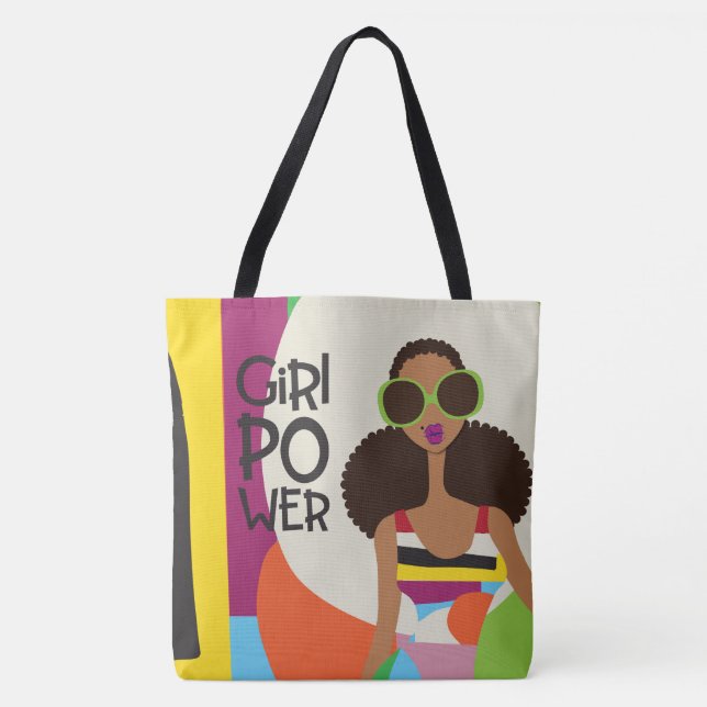 Girl Power Schulter Tasche (Vorderseite)
