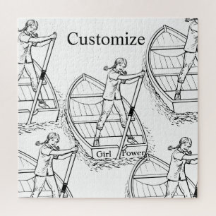Girl Power Sculling Boat Thunder_Cove  Puzzle