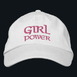 Girl Power Simple Modern Typografy Custom Bestickte Baseballkappe<br><div class="desc">Girl Power Simple Modern Typografy Custom Sticktier Baseball Cap bietet die einfache moderne bestickte Text "Girl Power". Perfekt als Geschenk für Cousin,  Schwester,  Mutter und mehr. Erstellt von Evco Studio www.zazzle.com/store/evcostudio</div>