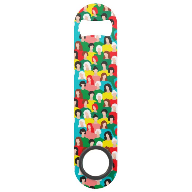 Girl-Power Speed Flaschenöffner (Vorderseite)