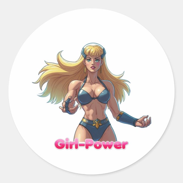 Girl-Power sticker (Vorderseite)